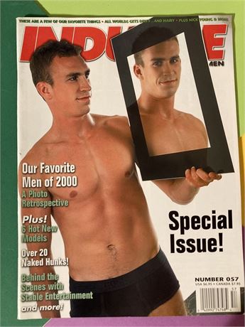INDULGE MAGAZINE FOR MEN, Issue #057, Special Issue, Favorite Men of 2000